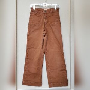 Marine Layer Sailor Wide Leg Twill Pants.  Size 4